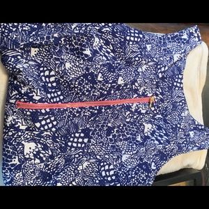 Lily Pulitzer dress with contrast back zipper